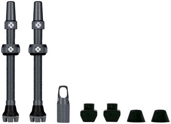 Muc-Off V2 Tubeless Valve Kit - Gray, 44mm, Pair