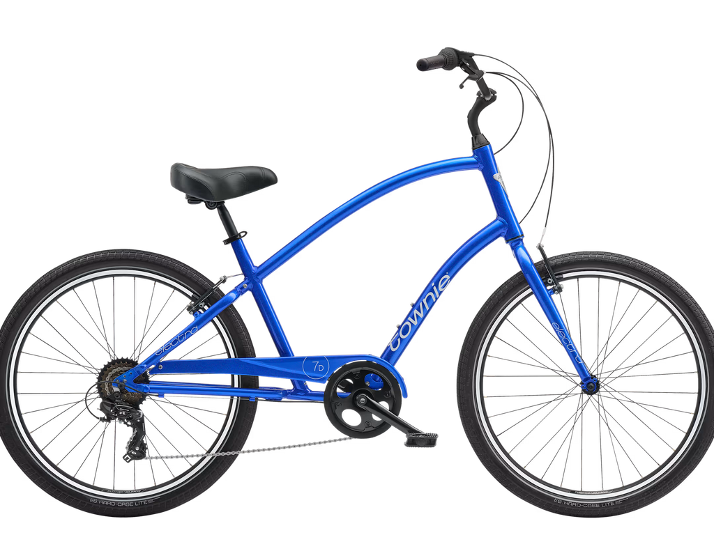 Townie 7D Step Over 26 Hyper Blue