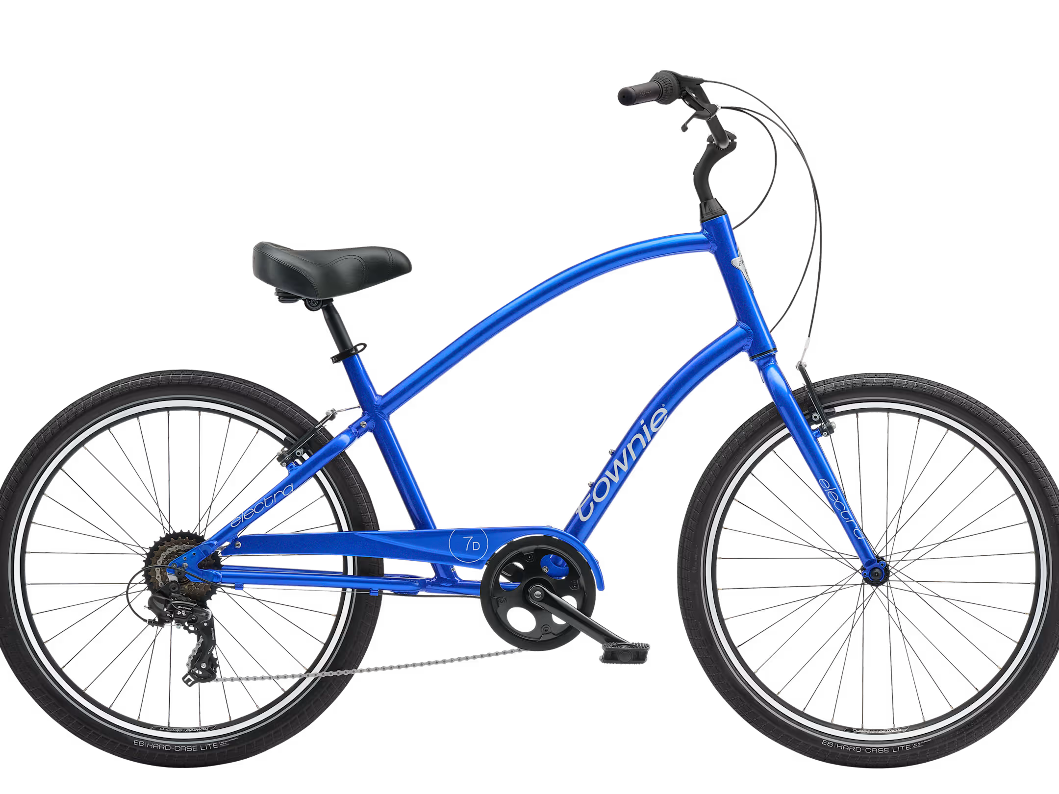 Townie 7D Step Over 26 Hyper Blue
